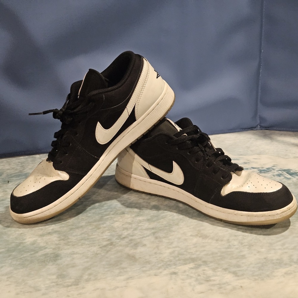Nike Air Jordan 1 Low Black White Panda Men's Size 13 Sneakers DH6931-001